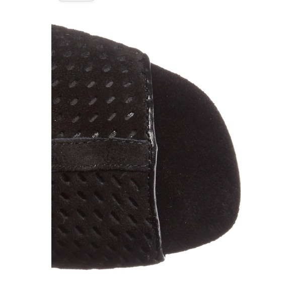 Steve Madden Forsaken Peep-Toe Mid-Calf Perforated Booties - Picture 6 of 10